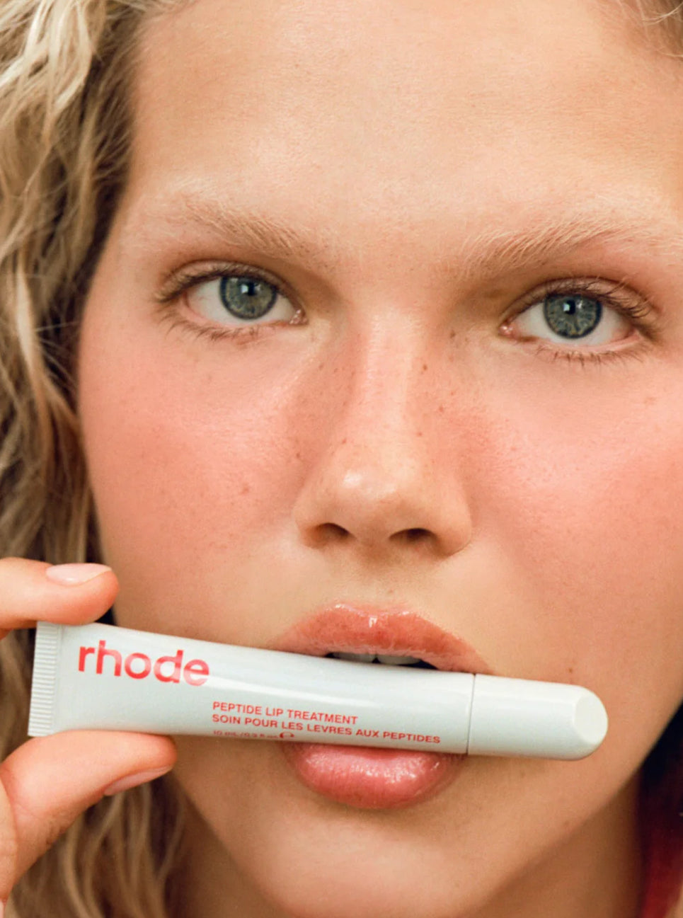 Strawberry glaze peptide lip treatment