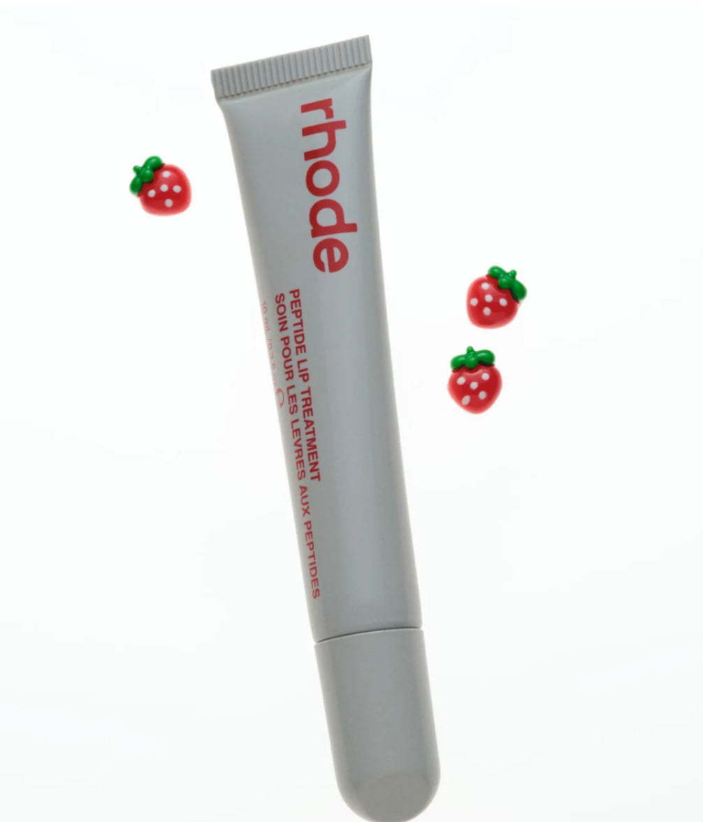 Strawberry glaze peptide lip treatment