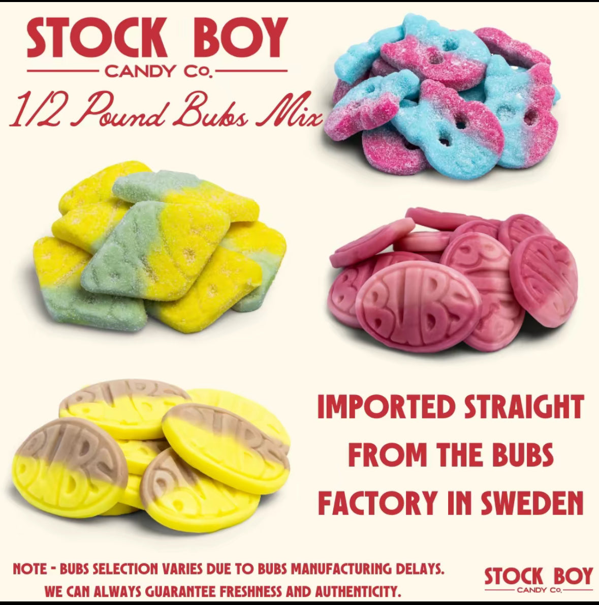 Stock boy bubs mix