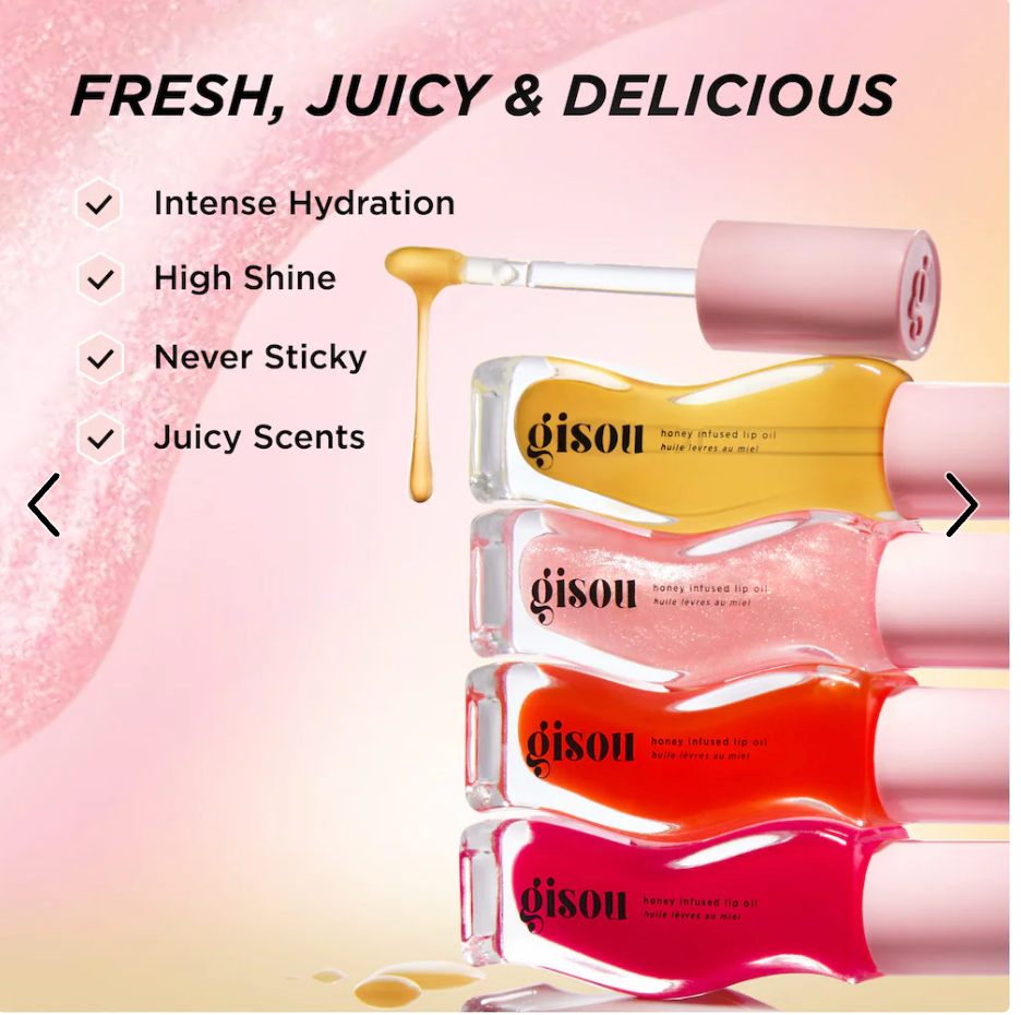 Gisou - Honey Infused Hydrating Lip Oil