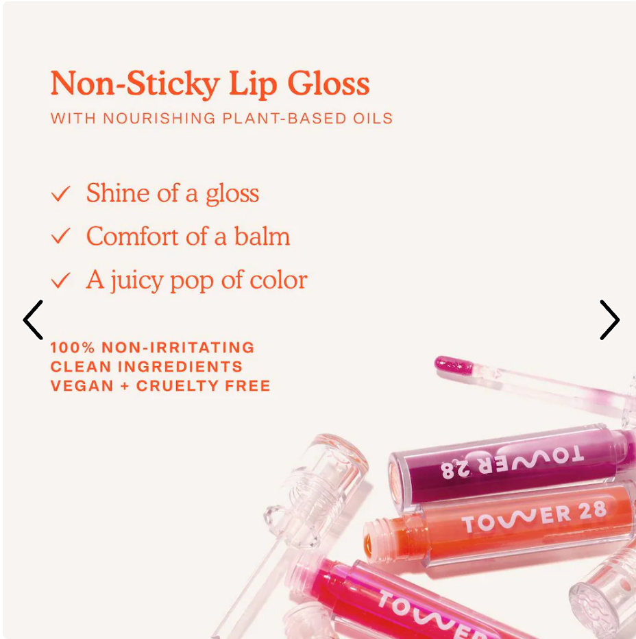 Tower 28 Beauty - ShineOn Lip Jelly Non-Sticky Gloss