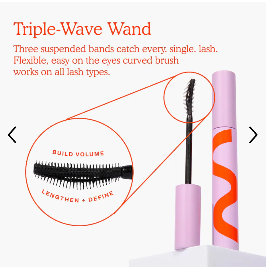 Tower 28 Beauty - MakeWaves Lengthening + Volumizing Mascara