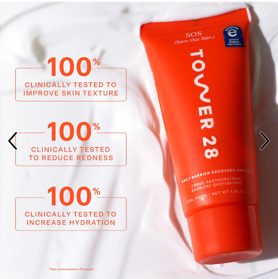 Tower 28 Beauty - SOS Daily Skin Barrier Redness Recovery Moisturizer