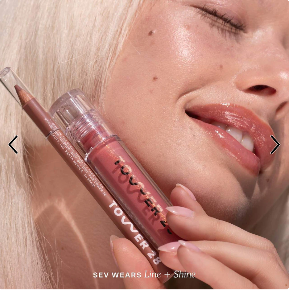 Tower 28 Beauty - Line + Shine Lip Liner and Lip Gloss Set
