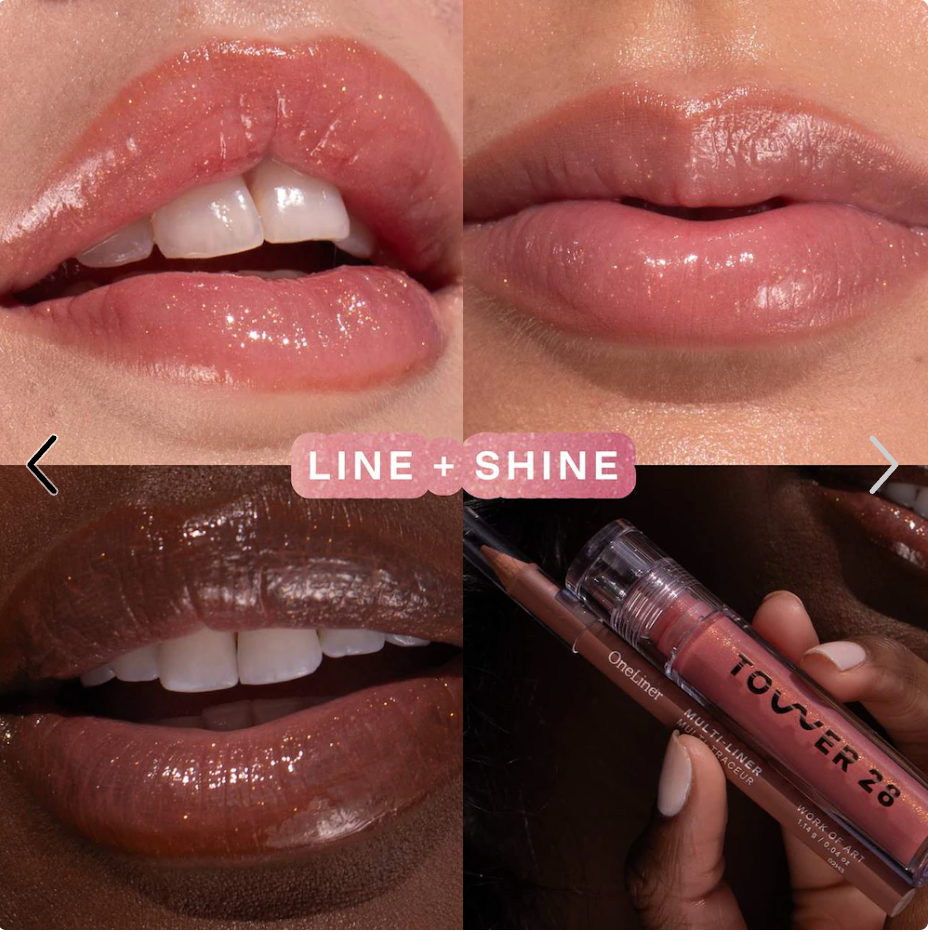 Tower 28 Beauty - Line + Shine Lip Liner and Lip Gloss Set