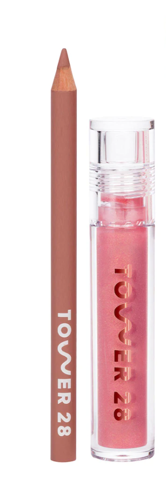 Tower 28 Beauty - Line + Shine Lip Liner and Lip Gloss Set