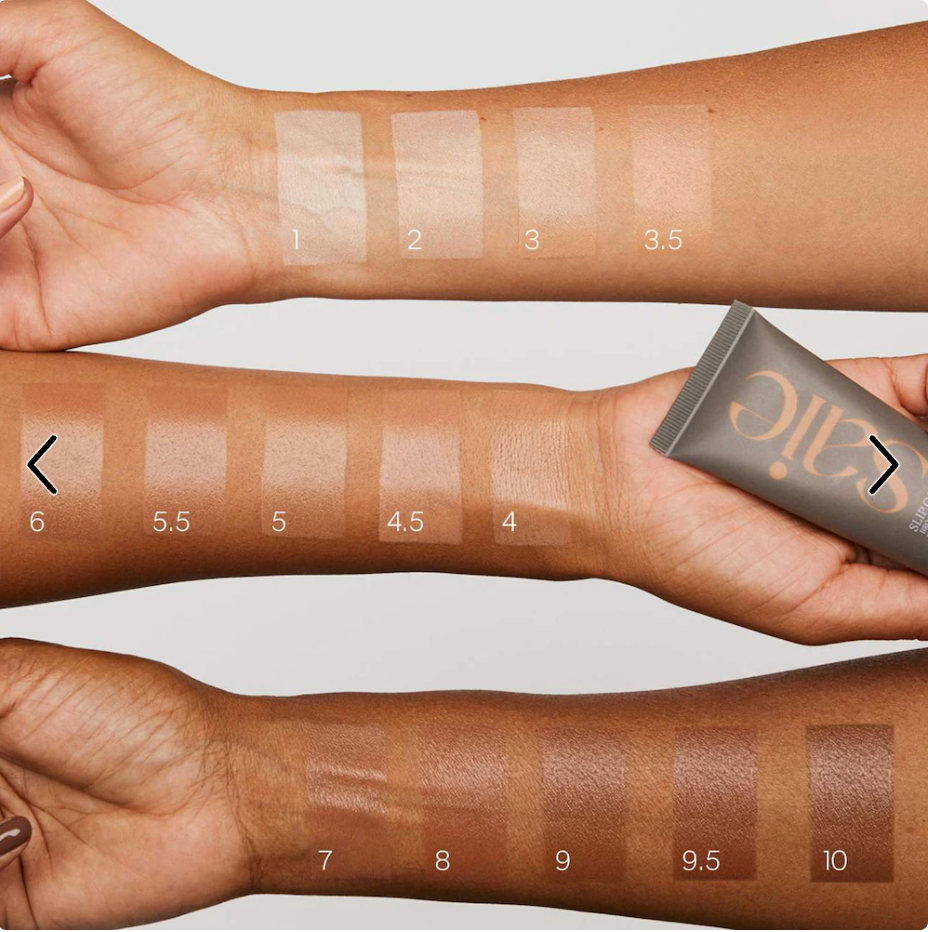 Saie - Slip Tint – Lightweight Tinted Moisturizer with Mineral Zinc SPF 35 and Hyaluronic Acid