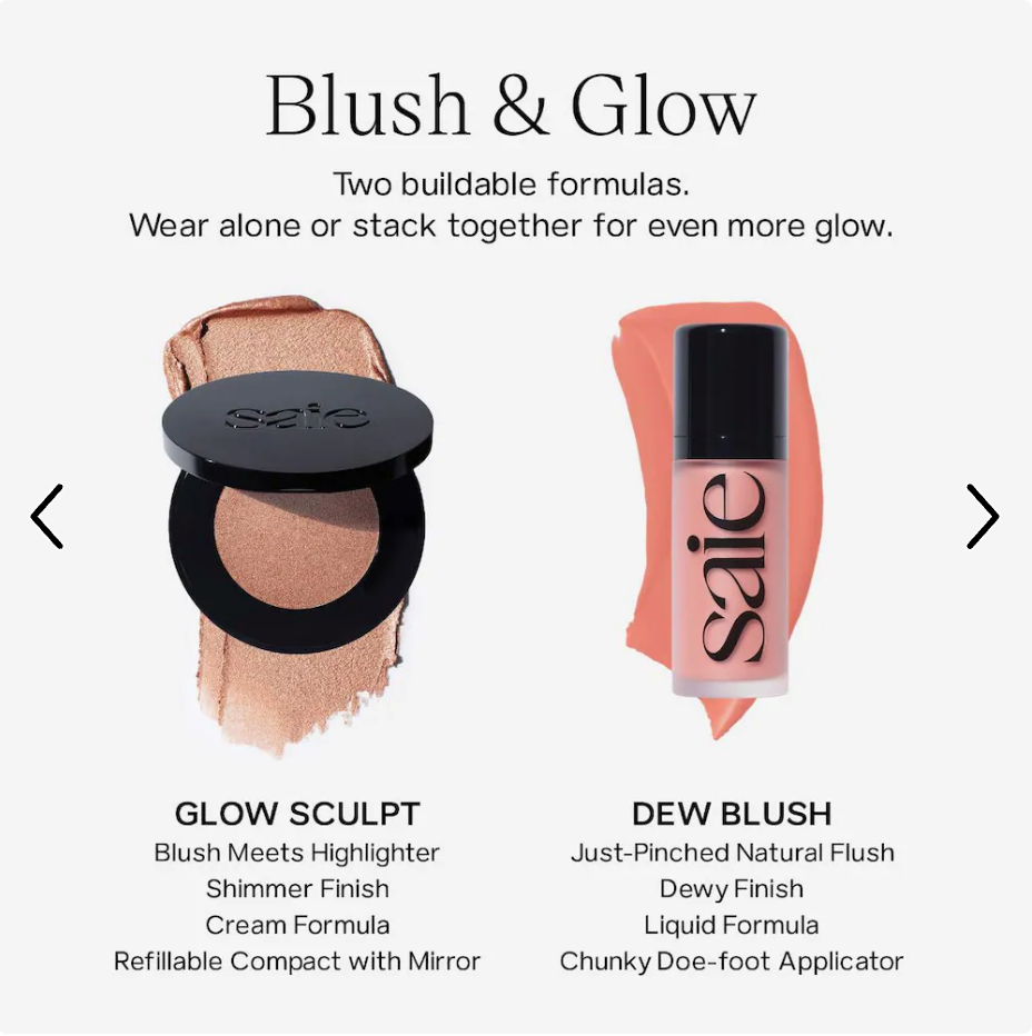 Saie - Glow Sculpt Multi-Use Cream Highlighting Blush
