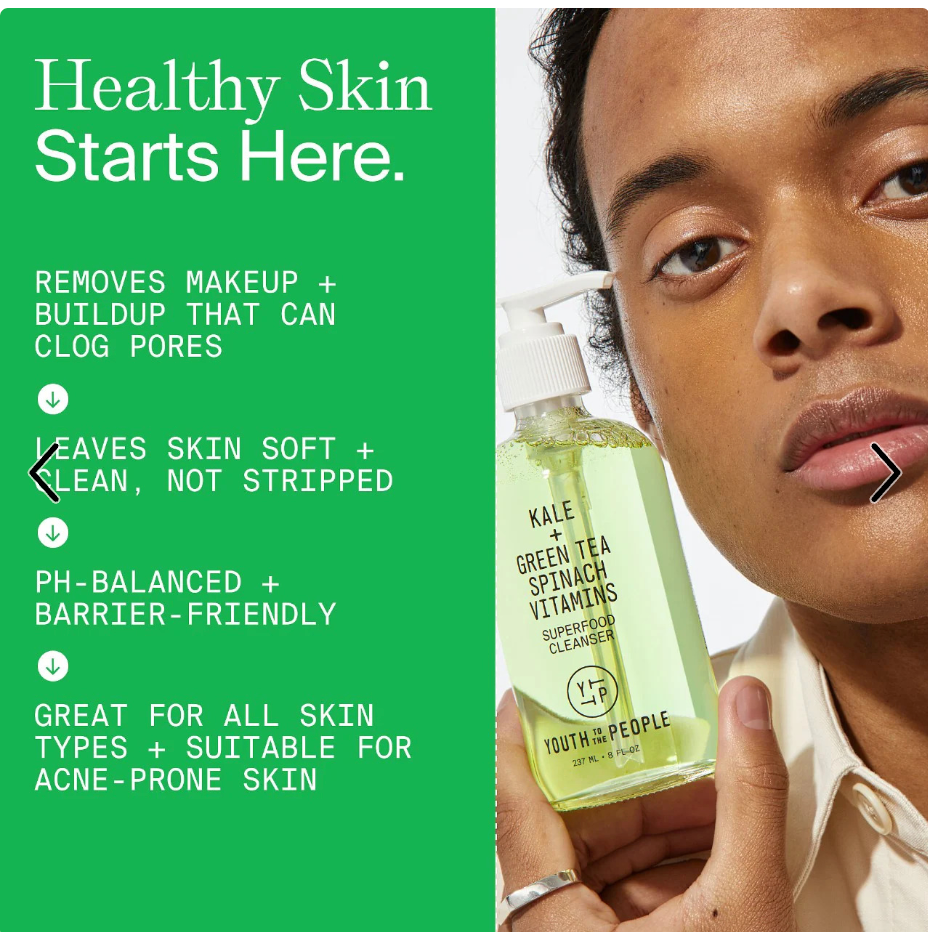 Youth To The People - Superfood Gentle Antioxidant Refillable Cleanser