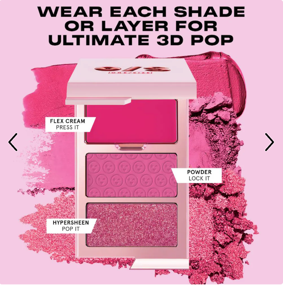 ONE/SIZE by Patrick Starrr - Cheek Clapper 3D Blush Trio Palette