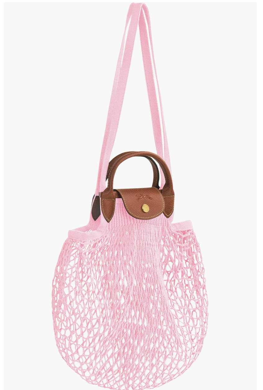 Le Pliage Filet Knit Shoulder Bag