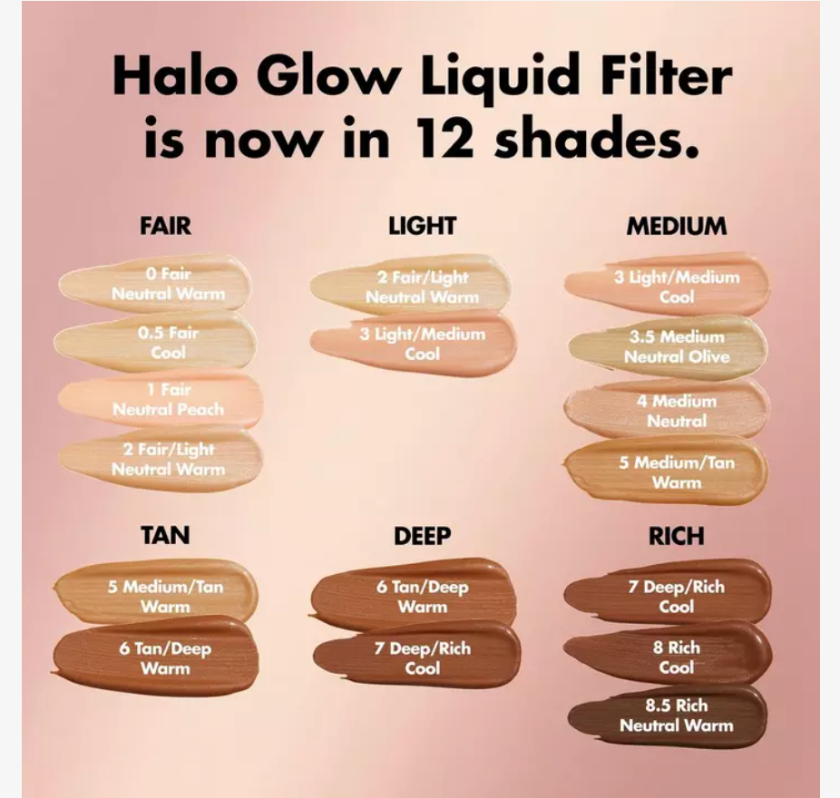 Halo Glow Liquid Filter