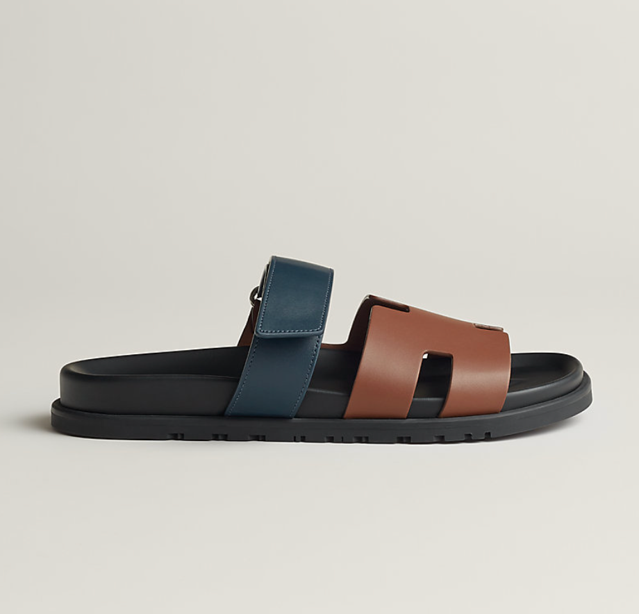 Chypre sandal - Gold / Bleu Céleste