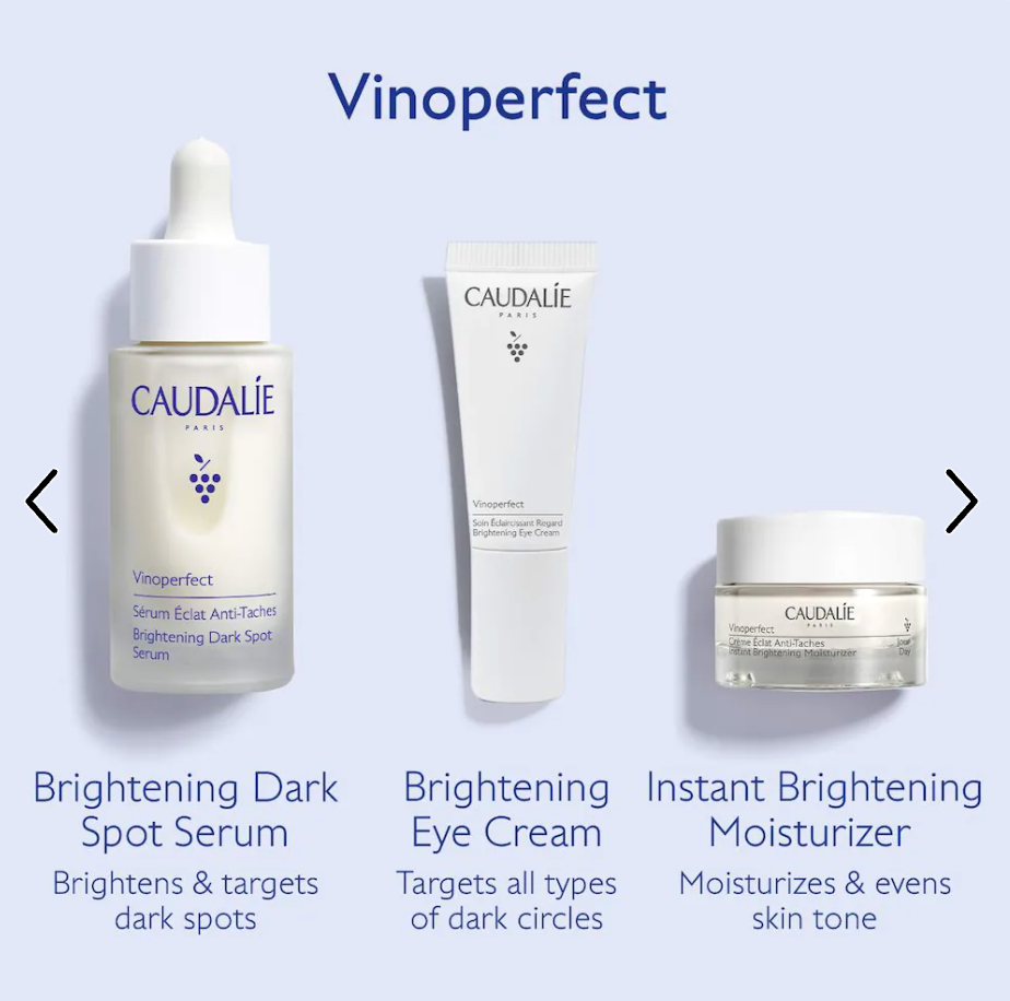 Caudalie - Vinoperfect Face & Eye Brightening Set