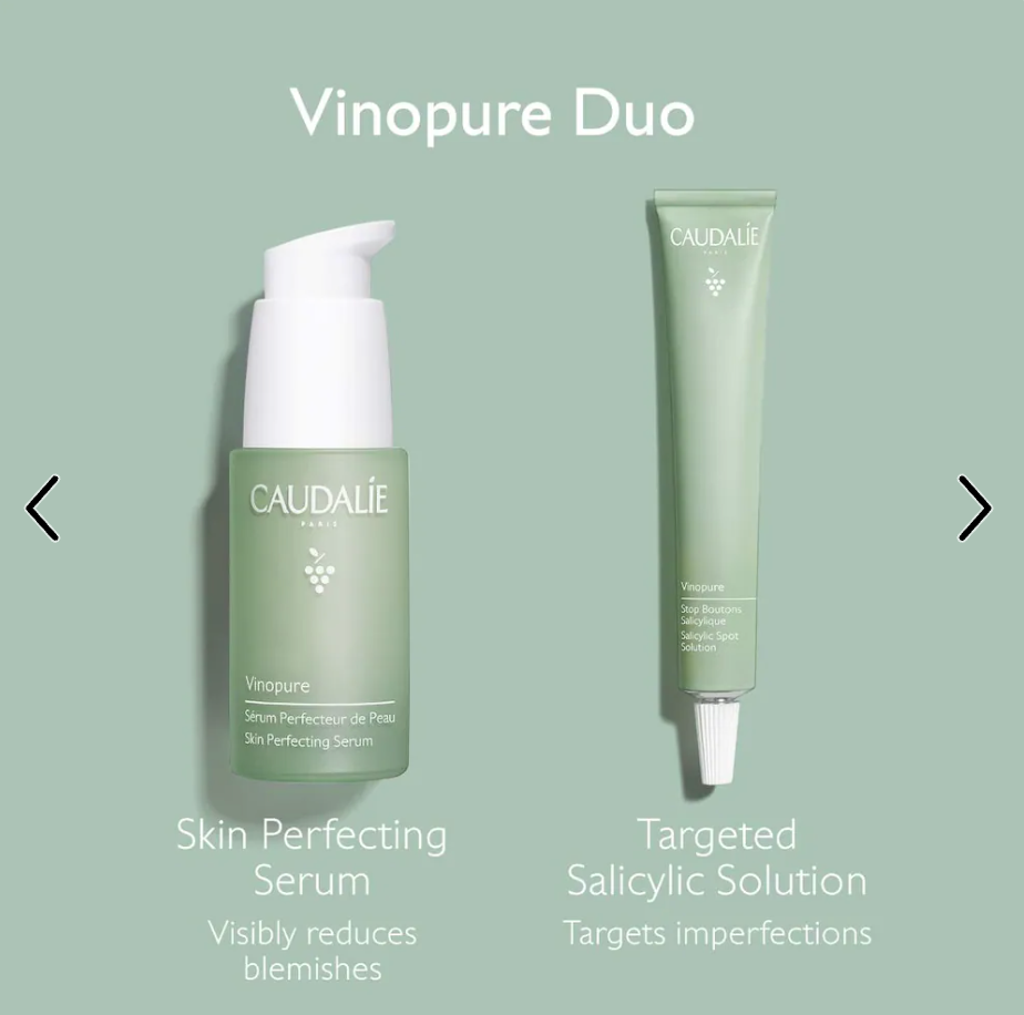 Caudalie - Vinopure Targets Acne-Prone Skin Set