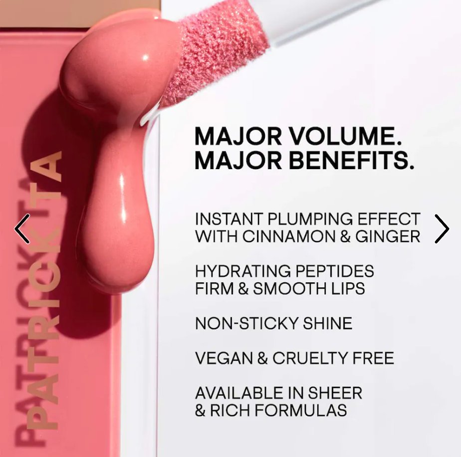 PATRICK TA - Major Volume Plumping Lip Gloss