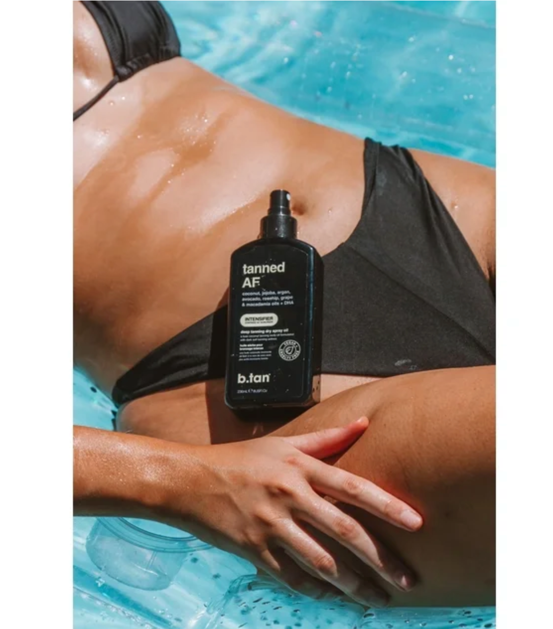 b.tan tanned AF - intensifier tanning oil, 8 fl 0z