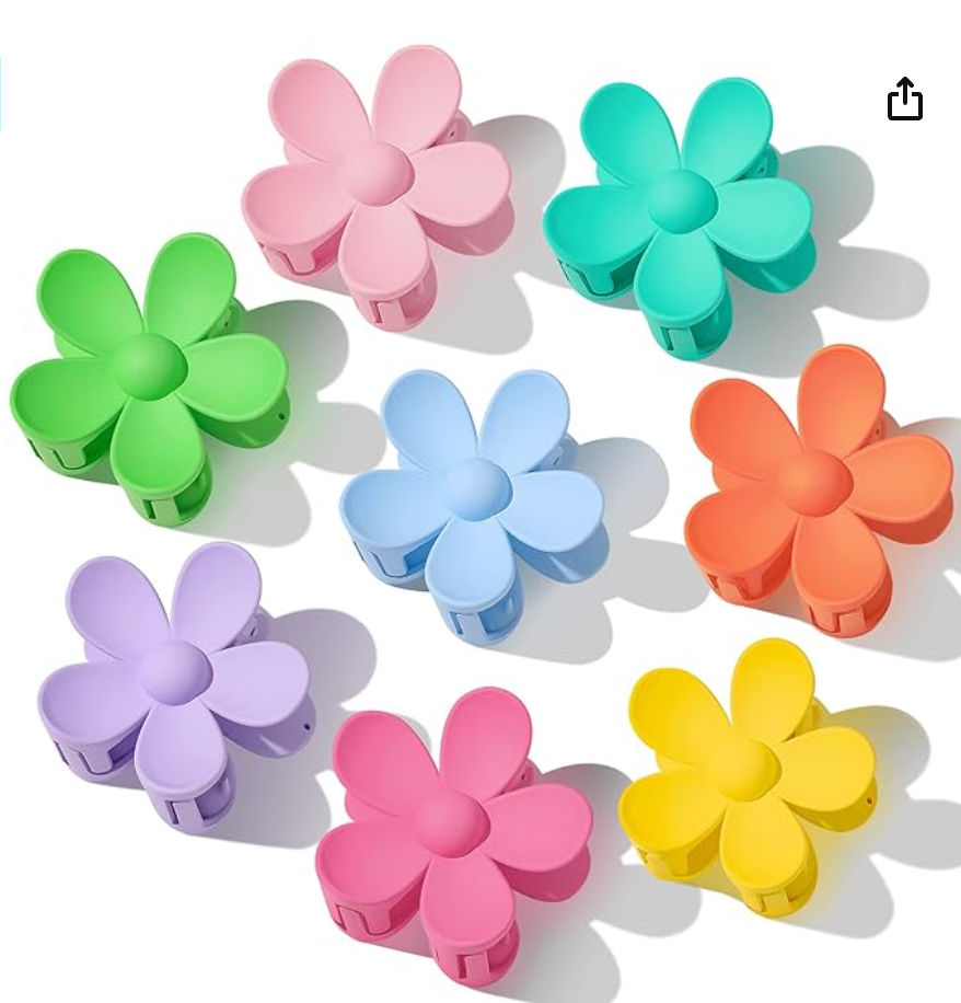 Flower hair clip