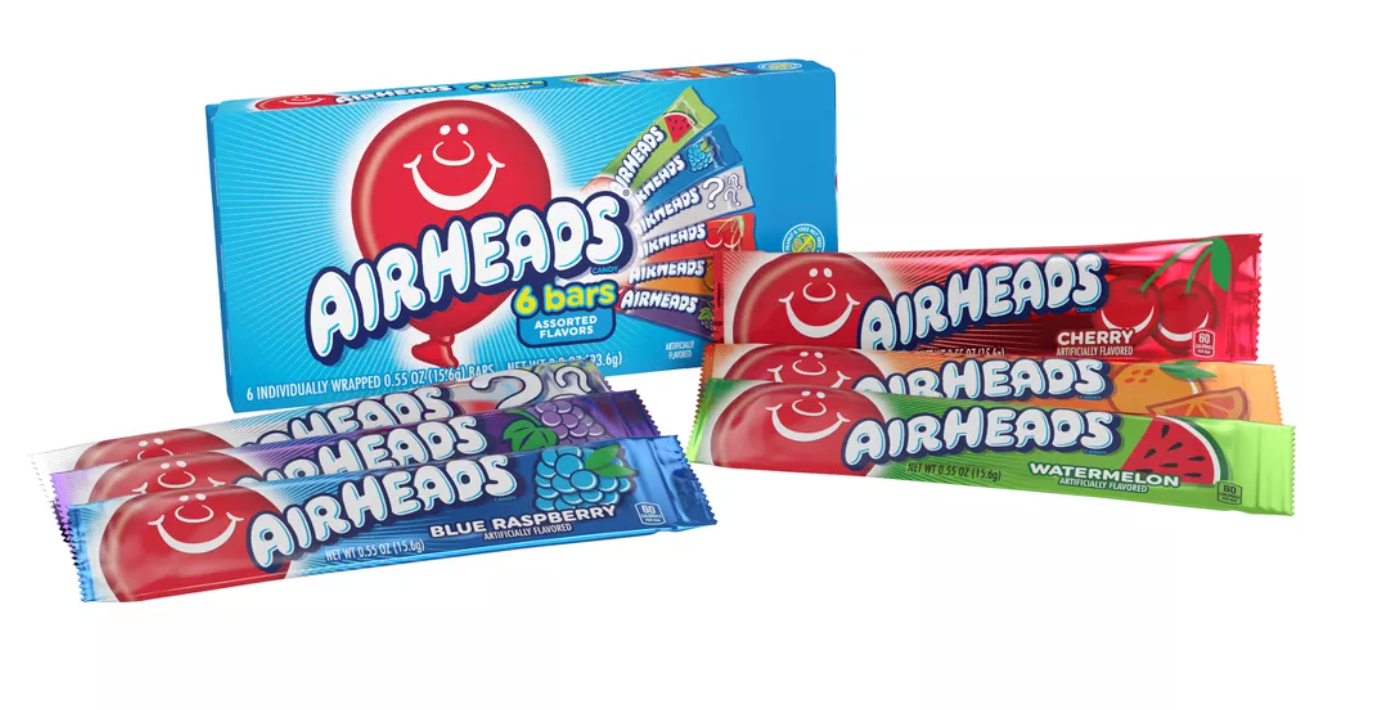 Airheads Theater Box Candy - 3.3oz/6ct