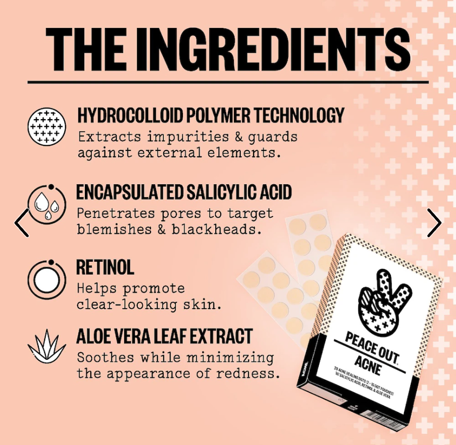 Peace Out - Salicylic Acid Acne Healing Dots