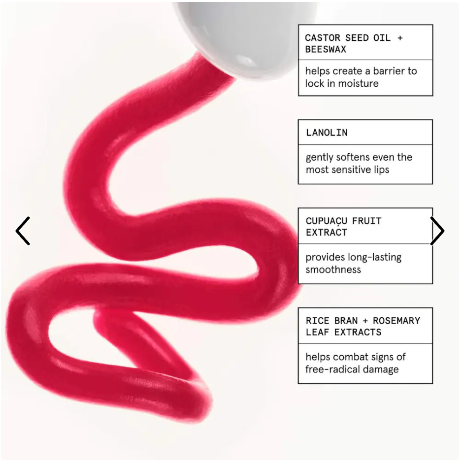 Glossier - Strawberry Balm Dotcom Lip Balm and Skin Salve