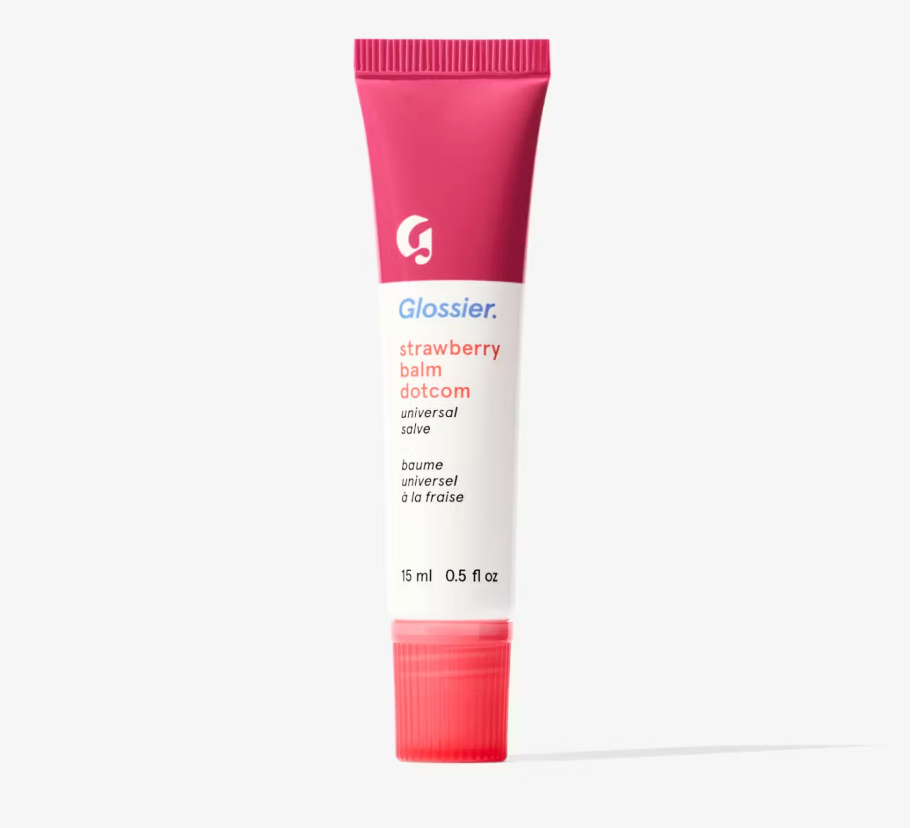 Glossier - Strawberry Balm Dotcom Lip Balm and Skin Salve