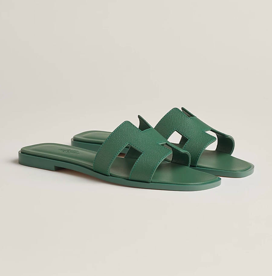 Oran sandal - vert lierre