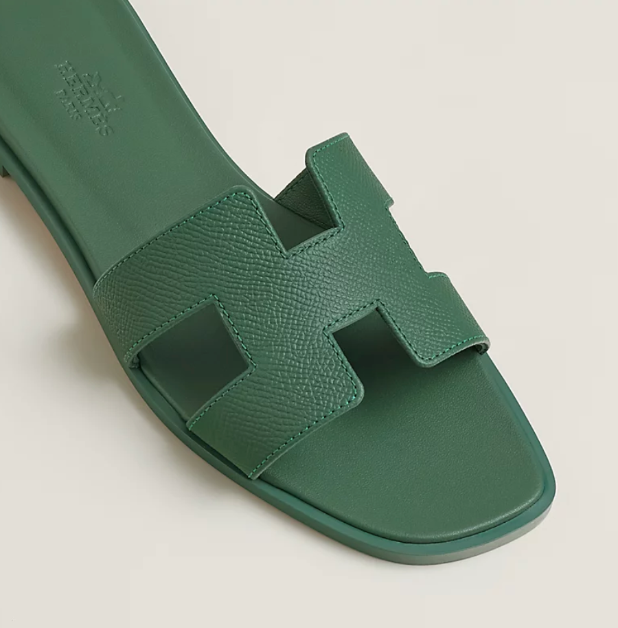 Oran sandal - vert lierre