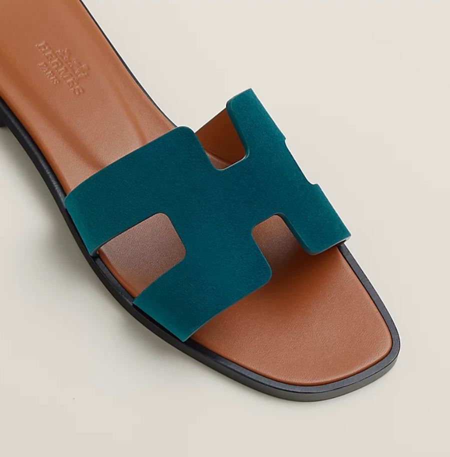 Oran sandal - vert mousse