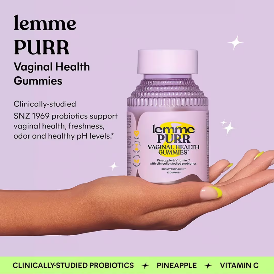 Lemme Purr: Vaginal Health Gummies - 60 ct