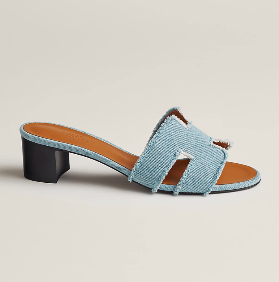 Oasis sandal - bleu clair