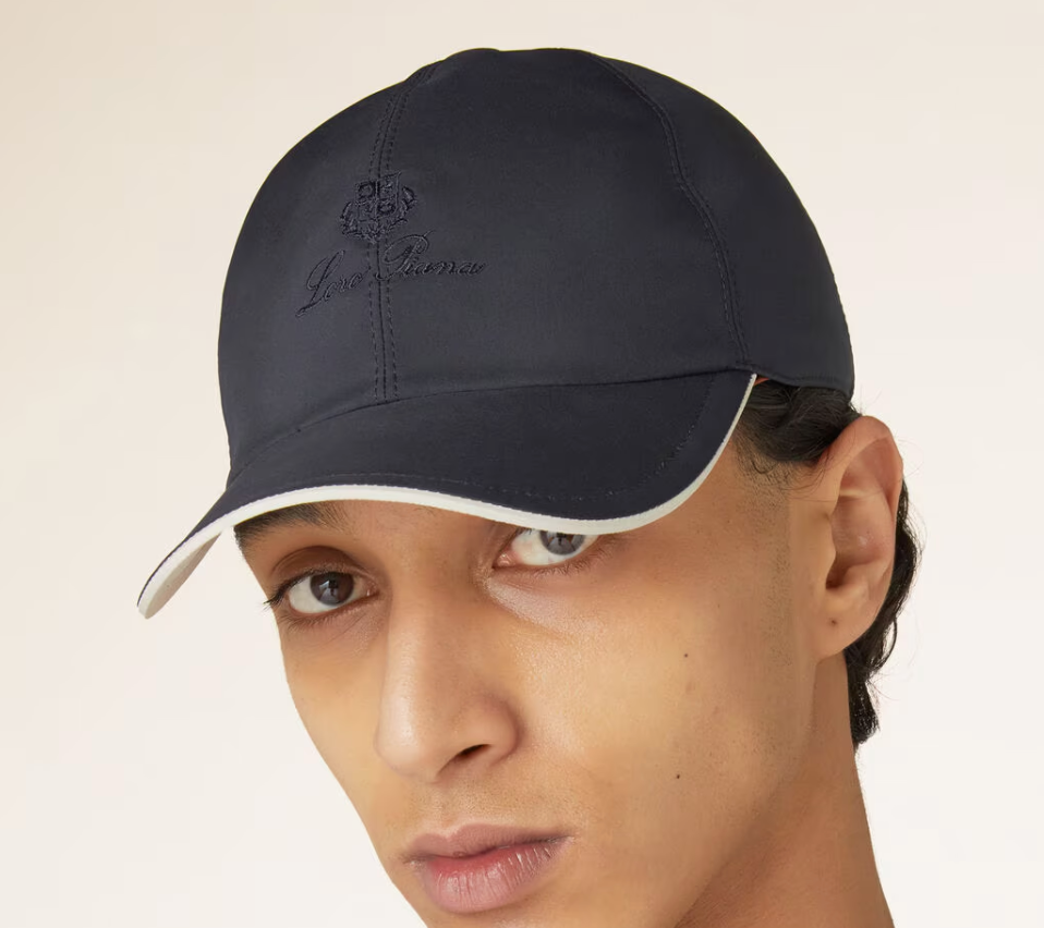 Baseball Cap - Tonal Navy Blue/Ivory