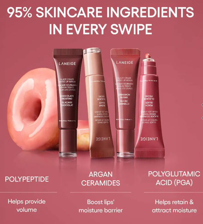 LANEIGE Glaze Craze Tinted Polypeptide Lip Serum
