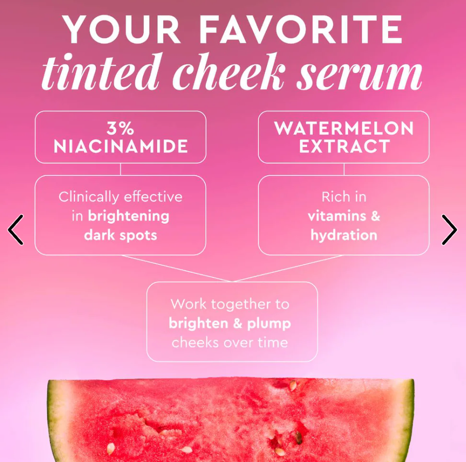 Glow Recipe Watermelon Glow Niacinamide Dewy Flush - Brightening Serum Blush