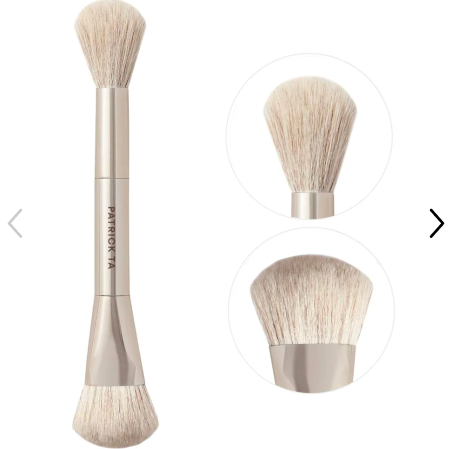 PATRICK TA Dual Ended Precision Blush Brush