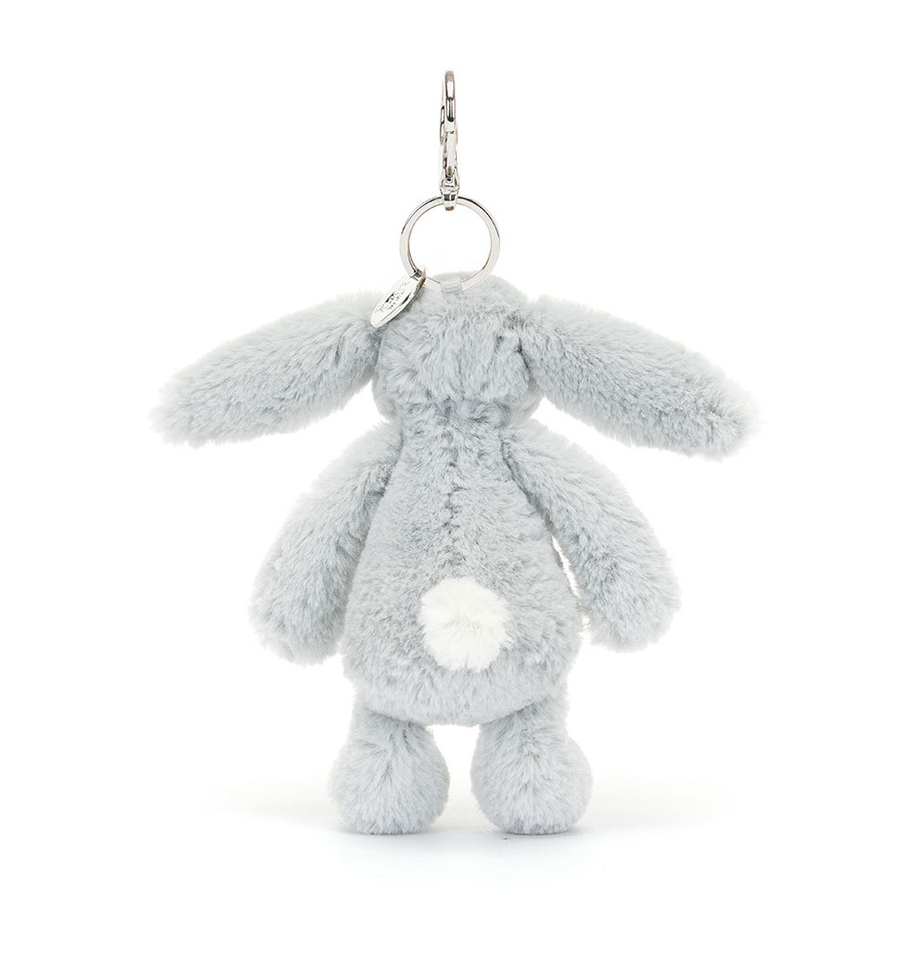 Bashful Silver Bunny Bag Charm