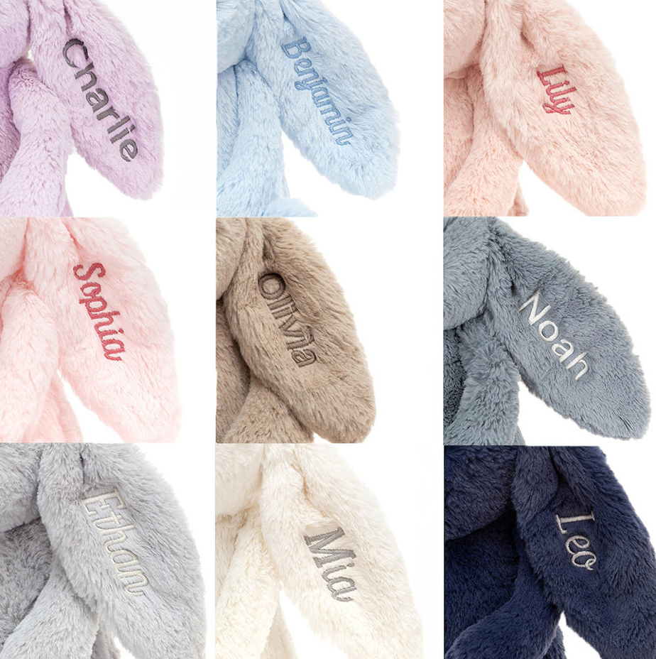 Personalized Bashful Blush Bunny Medium