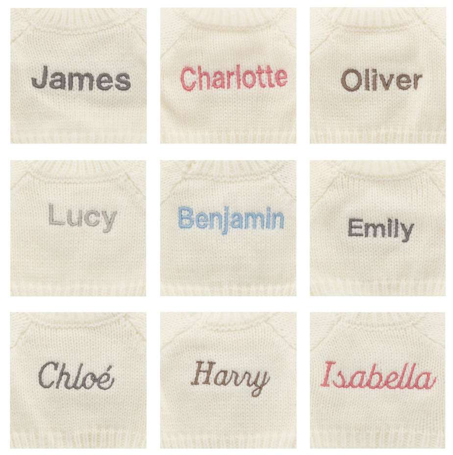 Bashful Blush Bunny with Personalized Cream Jumper