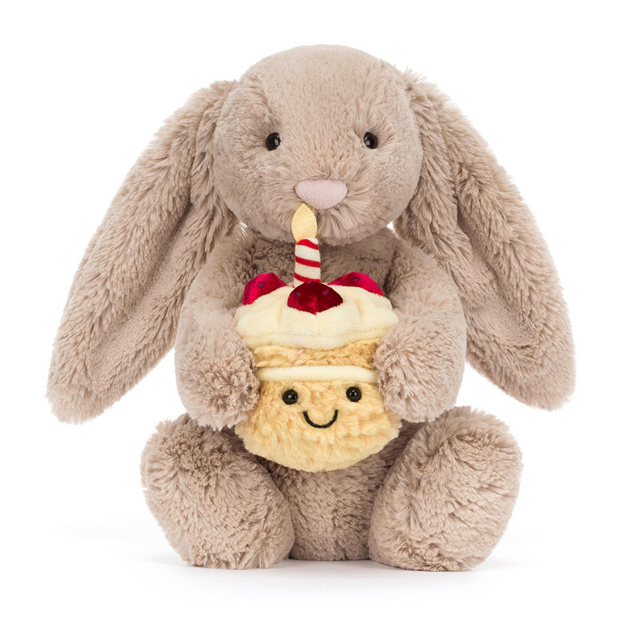 Bashful Beige Bunny 'Birthday'