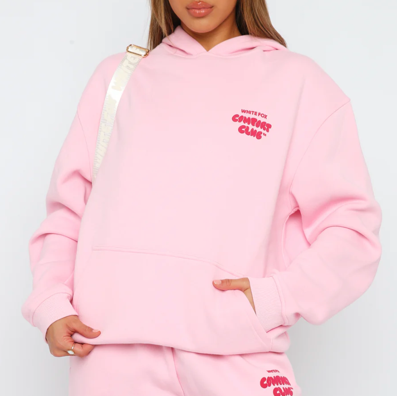 Comfort Club Oversized Hoodie Bon Bon