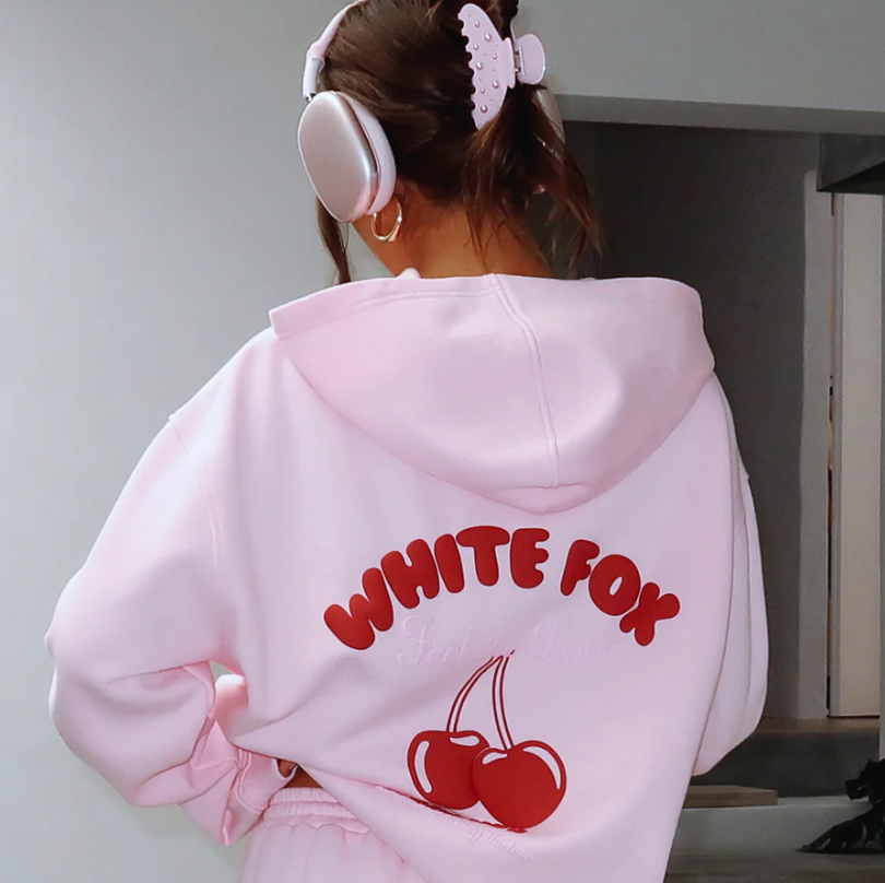 Love Me Tender Oversized Hoodie Pink