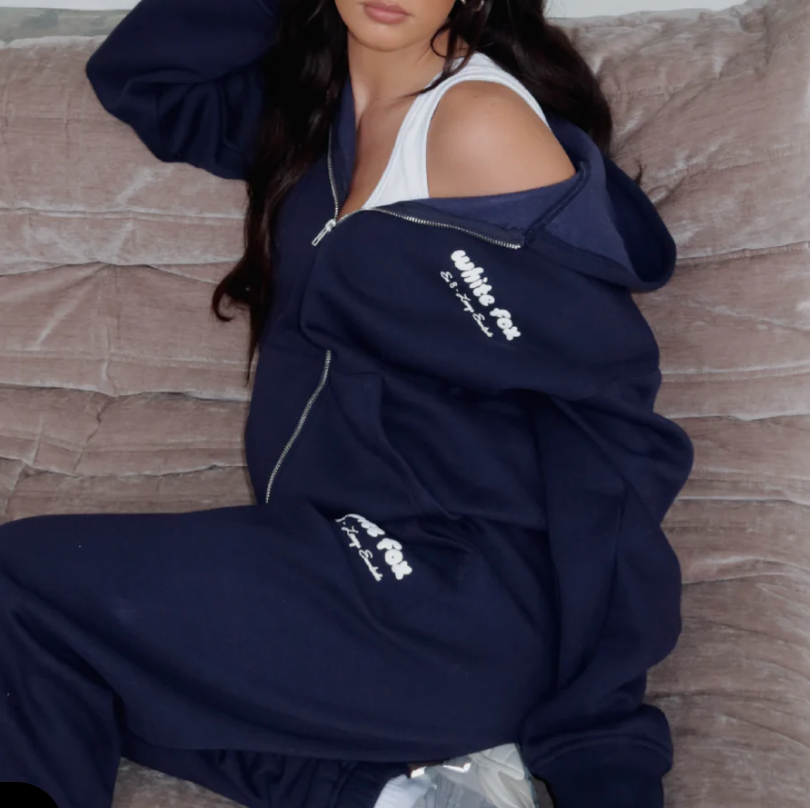 Era 8 Zip Front Hoodie Nautical
