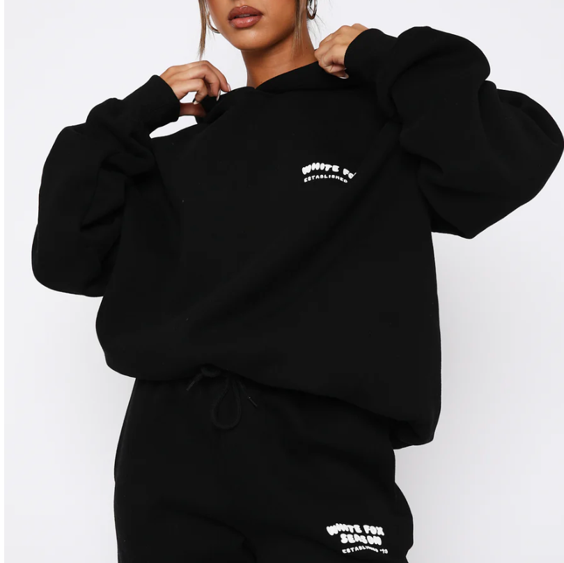 The Main Season Oversized Hoodie Black