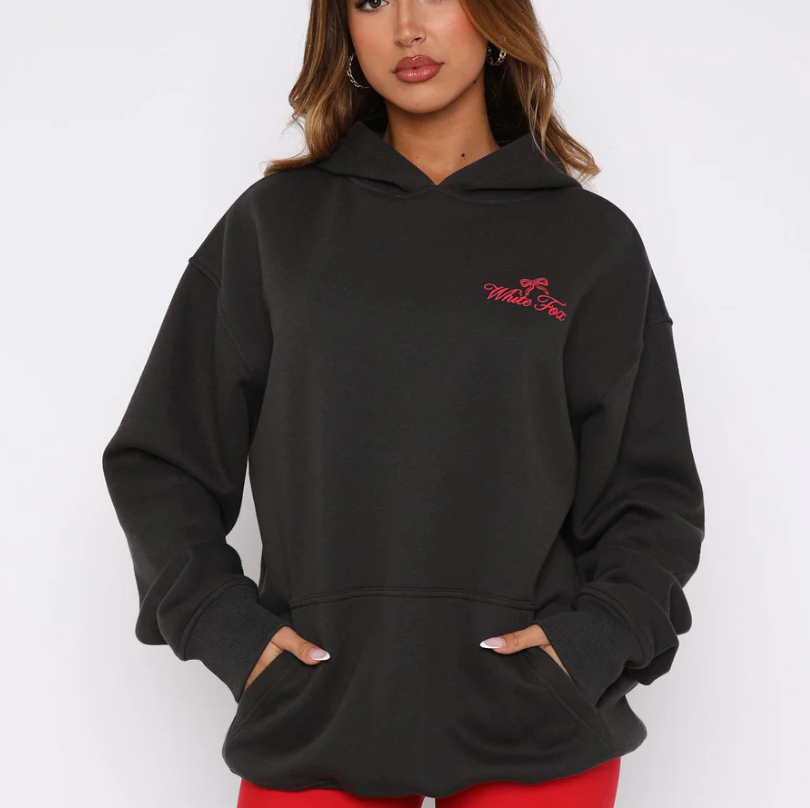 Lucky Charms Oversized Hoodie Charcoal