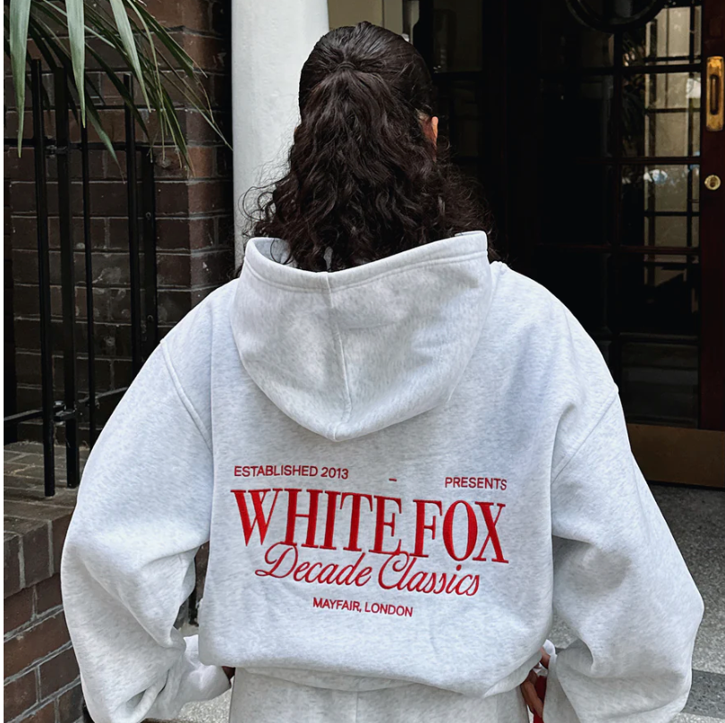 Decade Classics Essential Oversized Hoodie Grey Marle