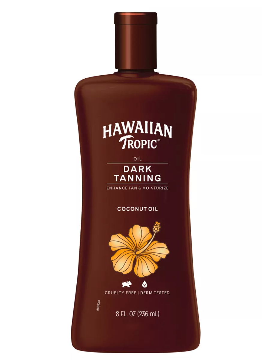 Hawaiian Tropic Dark Tanning Oil - 8oz