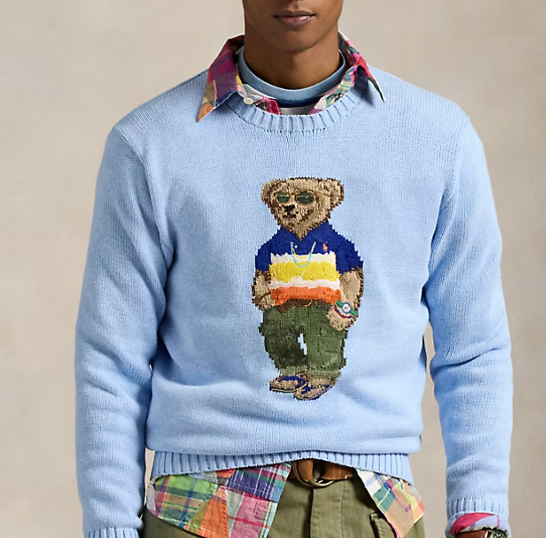 Polo Bear Cotton Sweater