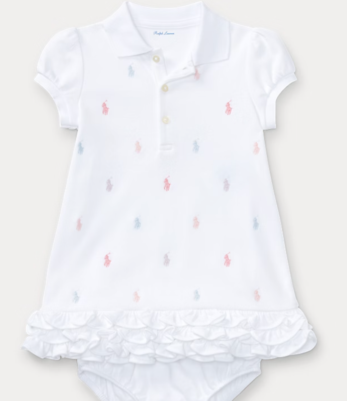 Ruffled Polo Dress & Bloomer - Baby