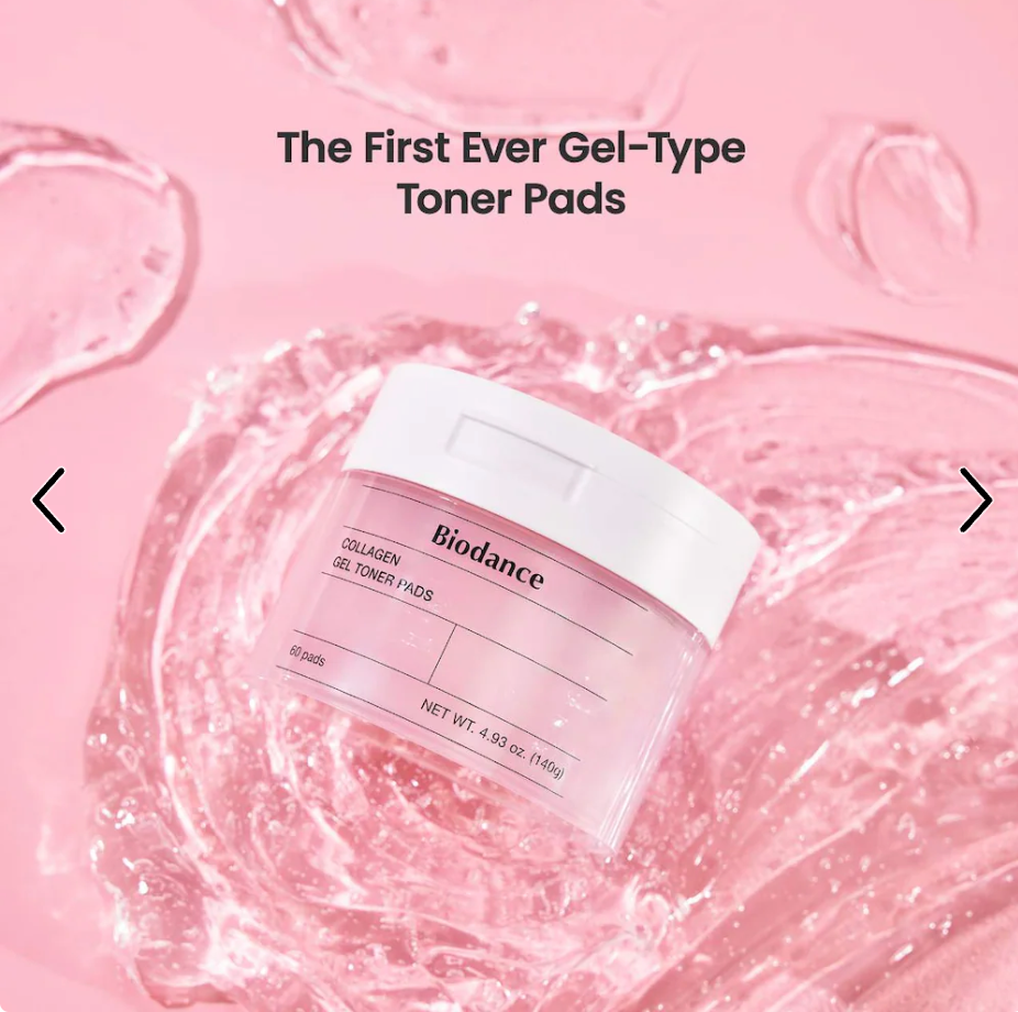Biodance Collagen Gel Toner Pads