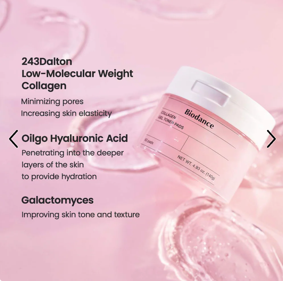 Biodance Collagen Gel Toner Pads
